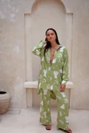 Seashell Vessel Shirt Dress