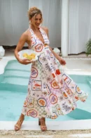 Seashell Halter Maxi