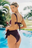 Seashell Bikini Set- Plum